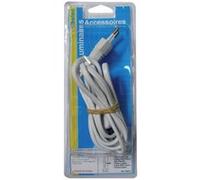 Cordon et interrupteur TIBELEC, plastique, blanc