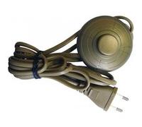 Cordon et interrupteur TIBELEC, plastique, or 500 W G