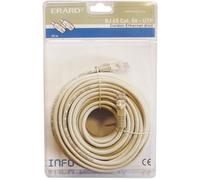Cordon Ethernet - ERARD - RJ45 cat.5e - 20 m - Haut débit - Blindage U/UTP - 100MHz