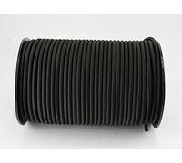 Cordon extensible 20 m Noir 8 mm - Corde en caoutchouc pour tendeurs