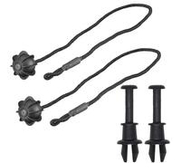 Cordon Fixation Compatible avec pour A3 8P 2003-2012 Porte-bagages arrière à corde Support de clip de corde Crochet de sangle pivotant(1 Kit)