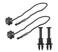Cordon Fixation d'étagère Colis Compatible avec Q5 8R 2009 2010 2011 2012-2017 Coffre Arrière Tablette Arrière Clips Fixation Accessoires Suspension Support Pivotant Cordon(1 Kit)