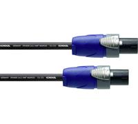 Cordon haut-parleur [1x Fiche mâle type SPK - 1x Fiche mâle type SPK] Cordial CPL 1,5 LL 2 noir 1.50 m