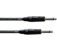 Cordon haut-parleur [1x Jack mâle 6.35 mm - 1x Jack mâle 6.35 mm] Cordial CPL 10 PP noir 10.00 m