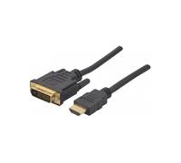 Exertis Connect Cordon HDMI vers DVI-D 5 m HDMI mâle pour DVI-D mâle Noir 1080p