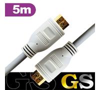 Cordon HDMI de 5m compatible 1.3 avec fiche mâle