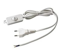 Cordon HO3vvh2f 1m50 inter fiche blanc blister