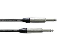 Cordon instruments [1x Jack mâle 6.35 mm - 1x Jack mâle 6.35 mm] Cordial CXI 3 PP noir 3.00 m