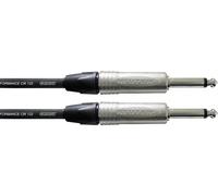 Cordon instruments [1x Jack mâle 6.35 mm - 1x Jack mâle 6.35 mm] Cordial CXI 6 PR noir 6.00 m