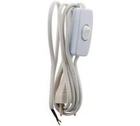 Zenitech Cordon d'alimentation luminaire 1,5 m avec interrupteur – Blanc
