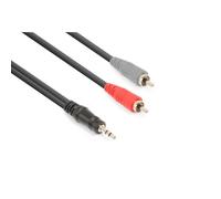 Cordon jack 3,5 stéréo / 2 x RCA mâle, 3 m-