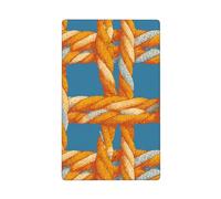 Cordon jaune nœud simple à bascule pour interrupteur mural vierge 1 gang pour cuisine, salle de bain, taille 11,4 x 7 cm