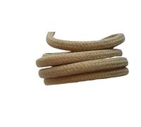 Cordon Lin Beige 8 mm au mètre 100% Coton (Beige)