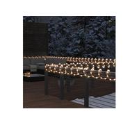 Cordon lumineux avec 1200 LED Blanc chaud 50 m PVC