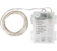 Cordon lumineux LED USB en fil de cuivre Ornement lumineux festif avec télécommandeColorful 3 Meters