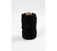 Cordon macramé Ø 4 mm L 55 m 330 g Noir