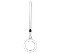 Cordon magnétique double face pour téléphone portable, sangle magnétique anti-perte, compatible avec les étuis Mag Safe et Phone 17/16/15/14/13/12 (blanc)