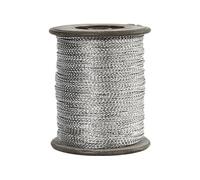 cordon métallique argent 0,5 mm d'épaisseur 100 m
