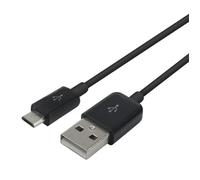 Cordon micro USB mâle à USB 2.0 mâle 1.00m noir...