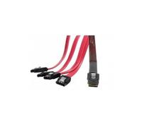 Cordon MiniSAS vers 4 SATA 50 cm