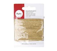 Cordon Nature Coton ciré Ø 1mm 20 m