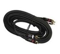 Cordon Or audio 2 RCA mâles / 2 RCA mâles HEXAKIT HV 7104 G