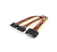 Cordon ordinateur, alimentation SATA Digitus - [2x Alimentation SATA femelle 15 pôles - 1x Alimentation SATA mâle 15 pôl