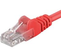 Cordon Patch Cat 6 Utp 1m - Rouge, Non Blindé, Cat.6 Câbles Patch, Réseau D'éléments Métalliques