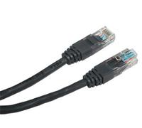 Cordon Patch Cat 6 Utp, 2m - Noir, Blindé, Cat.6 Câbles Patch, Réseau D'éléments Métalliques