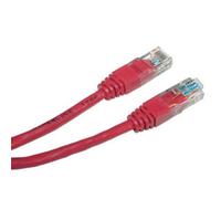 Cordon Patch Cat 6 Utp 3m - Rouge, Non Blindé, Cat.6 Câbles Patch, Réseau D'éléments Métalliques