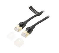 Cordon patch IKIBH S/FTP Cat 8 Cu PVC noir 2m 30AWG veines : 8 VENTION