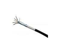 Cordon RJ45 étanche catégorie 6 F/UTP noir - 10 m