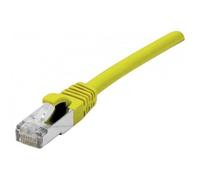 Cordon patch RJ45 F/UTP cat 6 lsoh snagless jaune - 0,50m