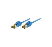 Cordon Patch Rj45 S/ftp cat 6a Lsoh Snagless Bleu - 1 m