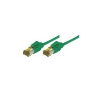Cordon patch rj45 s ftp cat 6a lsoh snagless vert - 1 m tecline 72201g
