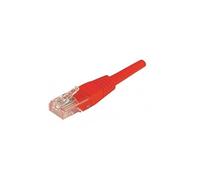 Cordon RJ45 catégorie 6 U/UTP rouge - 1 m
