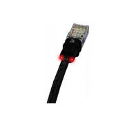 Cordon patchsee cat 5 ftp noir - 4,90 m