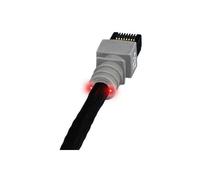 Cordon patchsee cat 6 ftp noir - 0,60 m