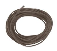 Cordon pour bijoux - MEGACREA DIY - Cordon ciré - 5 m x 1 mm - Couleur brun - Mixte