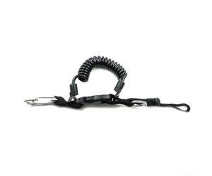 Cordon pour caméra de plongée en acier inoxydable 316 pour une sécurité anti-perte, léger et facile à transporter (noir)