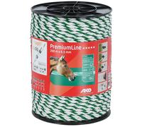 Cordon pour clôture Ako PremiumLine Blanc 6,5 mm