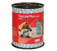 Cordon pour clôture Ako Top Line Plus Blanc 400 m/6x0,3 mm