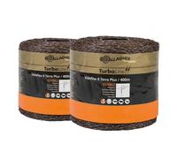 Gallagher - Vidoflex 9 TurboLine Plus (terra, Paquet Duo, 2x400 mètre) - Conducteurs de clôture électrique - Fil synthétique