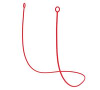 Cordon pour Écouteurs en Silicone Rouge, Sangle Détachable Anti-chute | Portable, Minimaliste, Compatible Universellement, pour Écouteurs Intra-auriculaires, Voyage et Déplacements Quotidiens