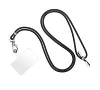 Cordon pour Smartphone Universel Coque pour et Etui Nylon Tressé Réglable 90cm Noir