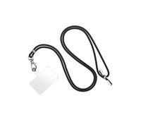 Cordon pour Smartphone Universel Coque pour et Etui Nylon Tressé Réglable 90cm Noir