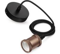 Philips LED E27 Pendentif vintage en fil doré rose 40 W