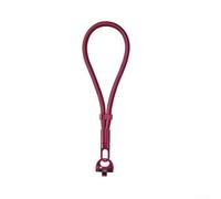 Cordon réfléchissant pour cordon tressé : sangle de poignet anti-chute double point pour appareils photo (rose)