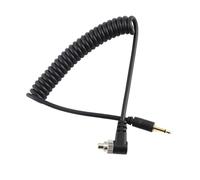 Cordon rétractable de synchronisation clignotant pour appareil photo PC vers câble enroulé étendu de 2,5 mm, port en PVC, accessoire portable, cordon de synchronisation spiralé à ressort
