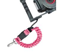 Cordon rétractable pour appareil photo de plongée - Boucle à dégagement rapide, clip de sangle robuste - Cordon d'extérieur avec ressort en - Accessoires pour appareil de plongée et activités
